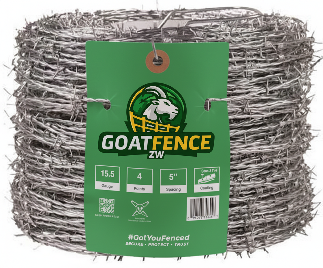 Barbed-wire fencing